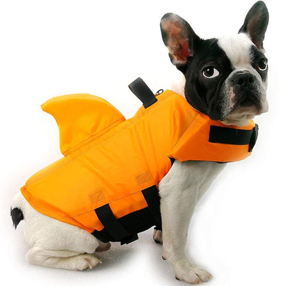 Dog Vest Clothes Swimwear Pets Safety Swimming Suit Dog Life Vest Summer Shark Pet Life Jacket For Small Medium Large Dog