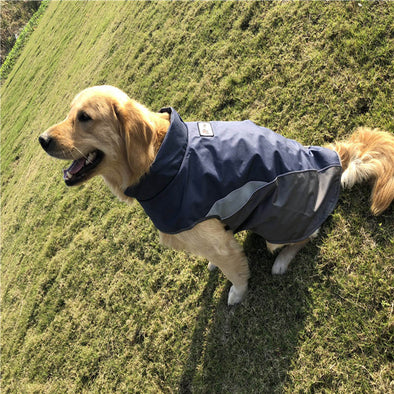 Waterproof Dog Vest for Small Large Dogs Winter Warm Dog Jackets Inside Polar Fleece Pet Coat Reflective Design Dog Clothes