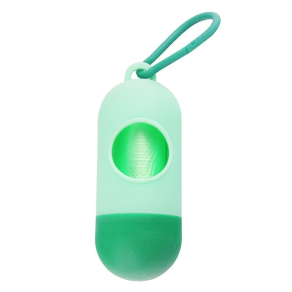Pet Dog Poop Bag Dispenser Pill Bone Shape Waste Garbage Bags Carrier Holder Poop Litter Box Bags Pet Dog Products Supplies