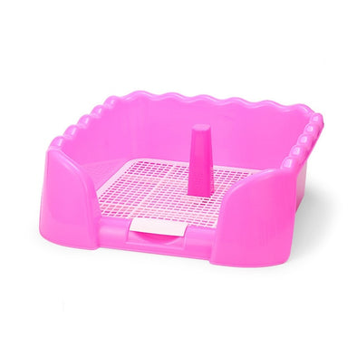 Pet Training Toilet Portable Dog Cat Potty Tray Pet Training Litter Box With Fence Indoor Outdoor Use Pet Supplies