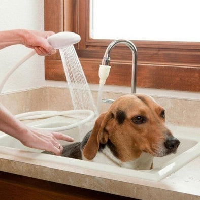 Hot Sale Dog Bath Sprayers White Spray Head Pet Bath Sprayers Dog Bath Shower Shower Tool for Puppy Dog Supplies Pet Products