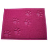 Square Pad Portable Litter Mat PVC Easy Clean Pets Home Thicken Dog Non Slip Paws Printed Soft Cat