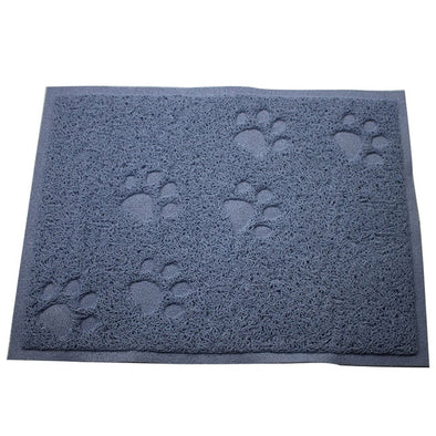 Square Pad Portable Litter Mat PVC Easy Clean Pets Home Thicken Dog Non Slip Paws Printed Soft Cat