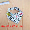 Dog Bandana Scarf Dog Accessories Personality Fruit Print Pineapple RosePattern Cotton Plaid Washable Dog Bib Cat