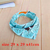 Dog Bandana Scarf Dog Accessories Personality Fruit Print Pineapple RosePattern Cotton Plaid Washable Dog Bib Cat