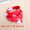 Dog Bandana Scarf Dog Accessories Personality Fruit Print Pineapple RosePattern Cotton Plaid Washable Dog Bib Cat