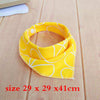 Dog Bandana Scarf Dog Accessories Personality Fruit Print Pineapple RosePattern Cotton Plaid Washable Dog Bib Cat