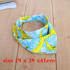 Dog Bandana Scarf Dog Accessories Personality Fruit Print Pineapple RosePattern Cotton Plaid Washable Dog Bib Cat