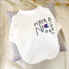 Dog Clothes New Arrivals Spring Summer Pet Dog T-shirt Cute Letter Puppy Vest Cotton Two Legs Pet Clothing Fo Small Pets XS-XL