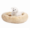 Round Dog Bed For Dog Cat Winter Warm Sleeping Lounger Mat Puppy Kennel Pet Bed Christmas Gifts