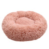 Round Dog Bed For Dog Cat Winter Warm Sleeping Lounger Mat Puppy Kennel Pet Bed Christmas Gifts