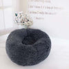 Long Plush Super Soft Pet Bed Kennel Dog Round Cat Winter Warm Sleeping Bag Puppy Cushion Mat Portable Cat Supplies PD045