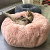 Long Plush Super Soft Pet Bed Kennel Dog Round Cat Winter Warm Sleeping Bag Puppy Cushion Mat Portable Cat Supplies PD045