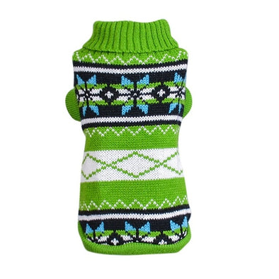 Dog Clothes For Small Dogs Winter Warm Christmas Sweater For Pet Dog Coat Jacket Chihuahua Knitting Elks TShirt Cat Vest Costume
