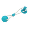 Pet Toys Suction Cup Rubber Dog Chew Toys Pet Ball Tug Toy Tooth Cleaning Chewing Puppy Pet Toy Tug Rope Handle