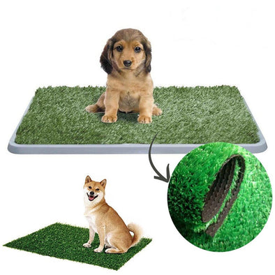 Plastic Training Tray Toilet Mat Dog Training Supplies Potty Pad Cat Tray Toilet Training Urinary Trainer Grass Mat Pee Pad