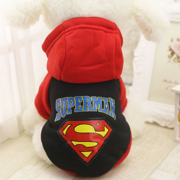 Cartoon Dog Hoodie Winter Pet Dog Clothes For Dogs Coat Jacket Cotton Ropa Perro French Bulldog Clothing For Dogs Pets Clothing