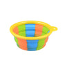 Folding Silicone Dog Bow Portable Outdoor Travel Pet Dog Bowl Drinking Water Pet Product Bowls with Buckle Puppy Doggy Feeder