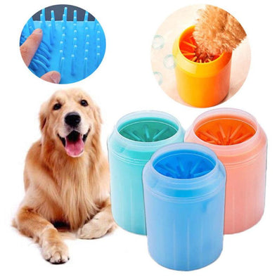 Soft Silicone Pet Foot Clean Cup for Cat Dog Paw Feet Massage Washer Brush