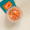 Diameter 6cm Pet Dog Squeaker Ball Toy Bite Resiatant Puppy Dog Chew Toys for Small Dogs Toys Pets Supplies brinquedo cachorro