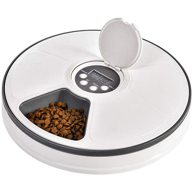 AFBC Automatic Pet Feeder Food Dispenser for Dogs, Cats & Small Animals - Features Distribution Alarms, Programmed Timed Self 6