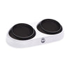 Pet Cat Double Bowls Food Water Feeder Bowl Detachable Adjustable Dog Bowl Puppy Food Tray