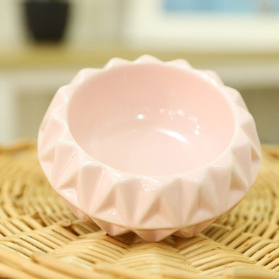 New Ceramic Pets Bowls Fashion Creative Flower Shape Cat  Bowl Pet Food Bowl Pet Feeder for Dogs Cats Feeding Supplies