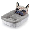 Funny 3D Cartoon Animals Pet Dog Beds Cushion Winter Warn Kennel New Style Sofa for Small Medium Dogs Cats Puppy Fleece Bed