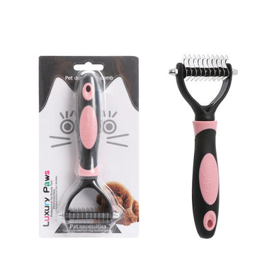 Effective Pet Dematting Comb Dog Cat Hair Grooming Tool Hair Removal Brush Fur Cleaner Shedding Cleaning Tool