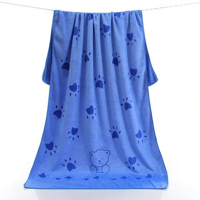 70*140cm Super-sized Microfiber Strong Absorbing Water Bath Pet Towel Dog Towels Golden Retriever Teddy General Hot Sale