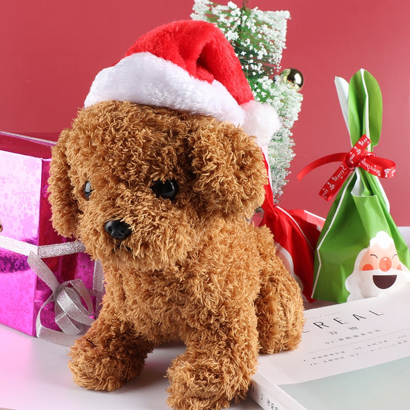 19X13cm Christmas Costume for Cat Dogs Puppy Adjustable Santa Pet Hat Elasticated Suitable Dress Up Holiday Accessory Pet Decor