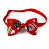 Lovely Cat Dog Collar Bow Tie Christmas Adjustable Neck Strap Dog Grooming Accessories Xmas Pets Products Cat Supplies