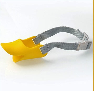 Dog Muzzle Silicone Cute Duck Mouth Mask Muzzle Bark Bite Stop Small Dog Anti-bite Masks For Dog Products Pets Accessories 1pcs