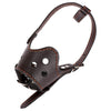 Adjustable Breathable Mask PU Leather Pet Dog Muzzle Anti Bark Bite Chew Safety for Small Large Dogs Mouth Soft Muzzles Training