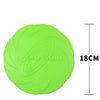 2018 Best selling Pet toys New Large Dog Flying Discs Trainning Puppy Toy Rubber Fetch Flying Disc Frisby 15cm 18cm 22cm