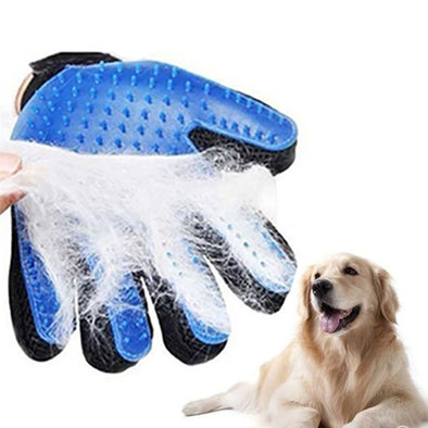 Silicone Dog Pet Grooming Glove For Cats Brush Comb Desheddin Hair Gloves Dogs Bath Cat cleaning Supplies Dog  Animal Combs