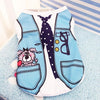 Summer Pet Dog Clothes Puppy Dog Vest Shirt Fake Strap T-shirts for dogs cooling vest Clothing for that terrier vest for dog