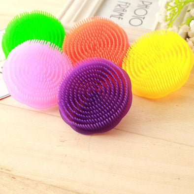Round Pet Products Dog Cat Bath Brush Comb Cute Lovely Fur Grooming Massage Device Colorful Hair Brush