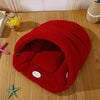 High Quality Pet Cat Bed Small Dog Puppy Kennel Sofa Polar Fleece Material Bed Pet Mat Cat House Cat Sleeping Bag Warm Nest