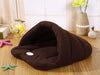 High Quality Pet Cat Bed Small Dog Puppy Kennel Sofa Polar Fleece Material Bed Pet Mat Cat House Cat Sleeping Bag Warm Nest